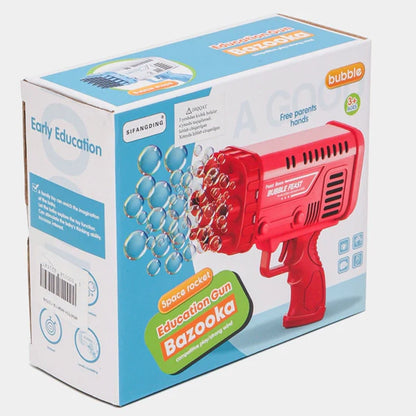Bazooka Bubble Water Gun | Rechargeable Bubble Blaster Toy for Kids | Outdoor Fun